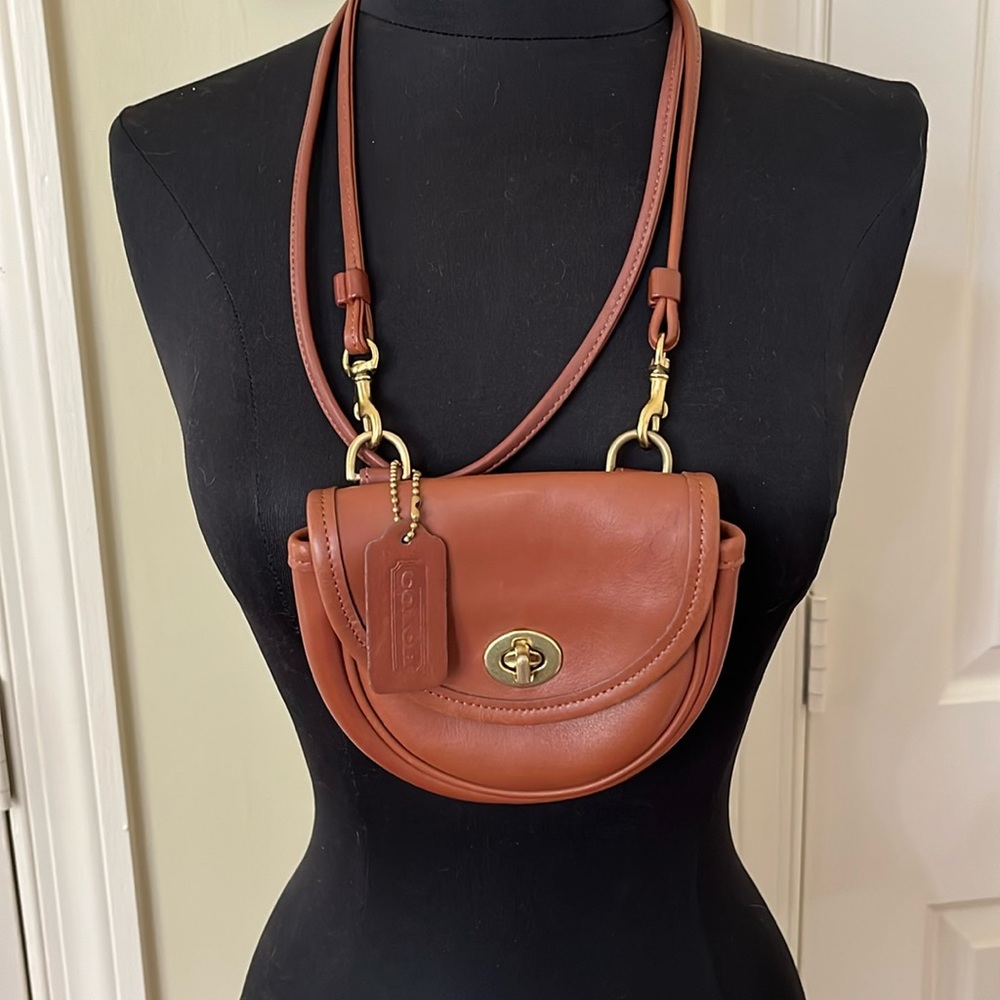 Vintage Coach extra small convertible crossbody belt bag